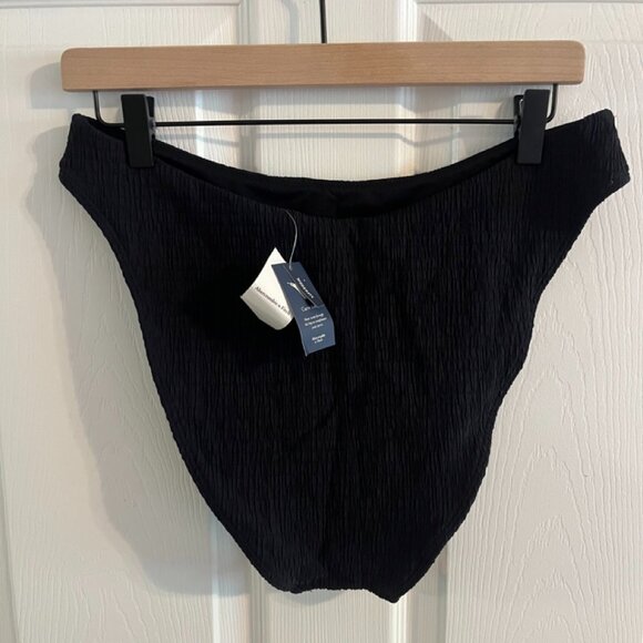 Abercrombie & Fitch Curve Love Mid-Rise High-Leg Moderate Bottom - Picture 3 of 3